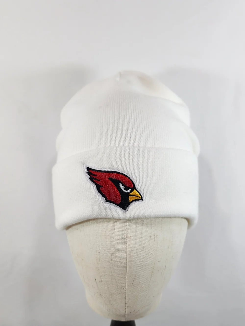 Arizona Cardinals Football White Knit Beanie Hat NWOT (Jameson Whiskey Back)